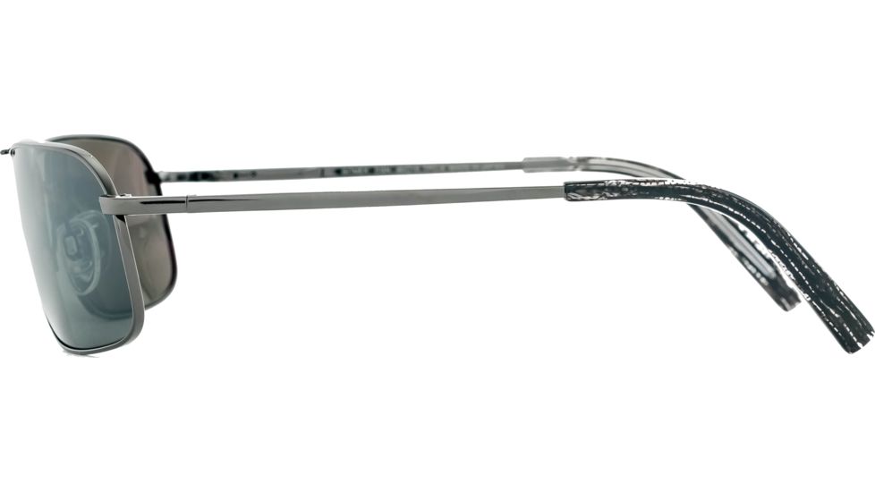 Reptile Sun Gomek Sunglasses, Dark Gunmetal Frame, Titanium Black/Glass Lens, Polarized, GOMBDG