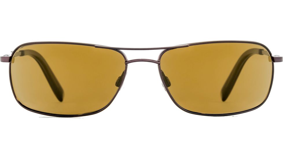 Reptile Sun Gomek Sunglasses, Espresso Frame, Titanium Gold/Glass Lens, Polarized, GOMGES