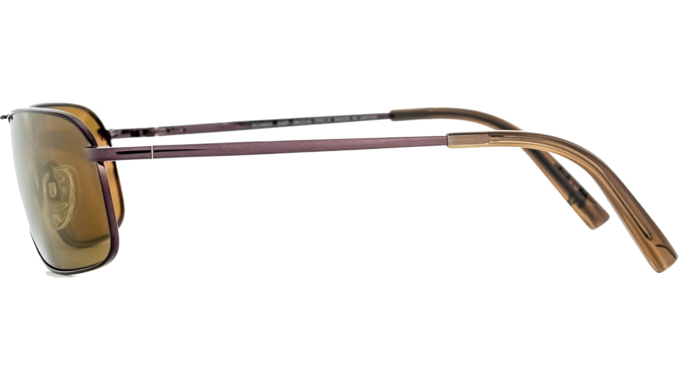 Reptile Sun Gomek Sunglasses, Espresso Frame, Titanium Gold/Glass Lens, Polarized, GOMGES