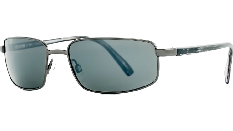 Reptile Sun Python Sunglasses, Dark Gunmetal Frame, Titanium Black/Glass Lens, Polarized, PYTBDG