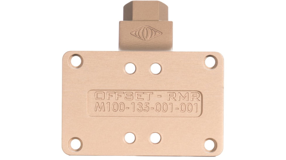 Reptilia AUS Offset Red Dot Sight Mount, Fits Trijicon RMR, FDE, 100-348
