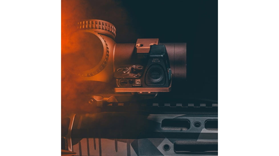 Reptilia AUS Offset Red Dot Sight Mount, Fits Trijicon RMR, FDE, 100-348