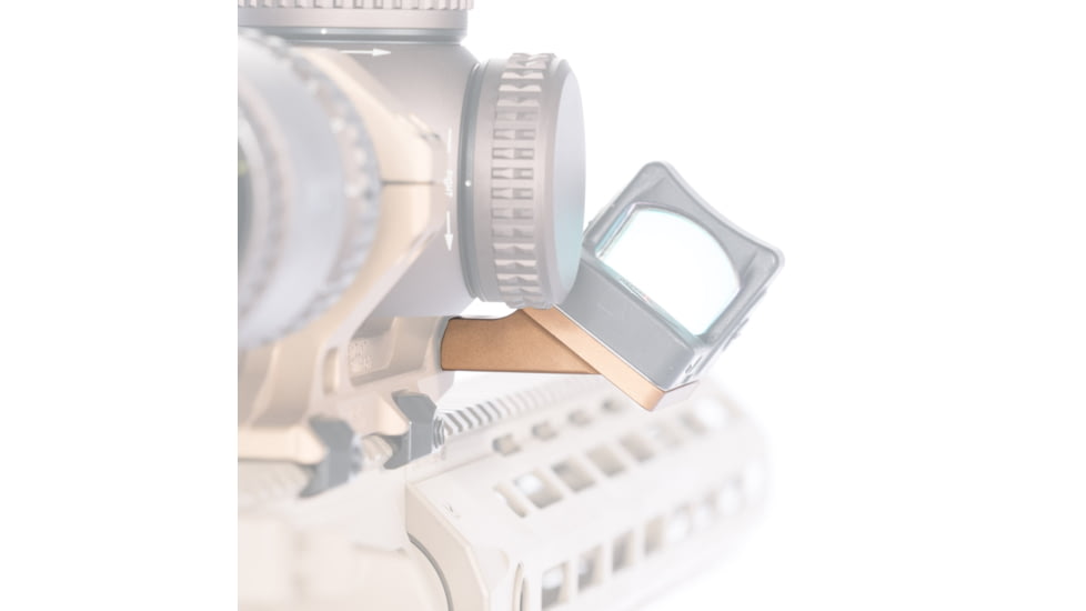 Reptilia AUS Offset Red Dot Sight Mount, Fits Trijicon RMR, FDE, 100-348