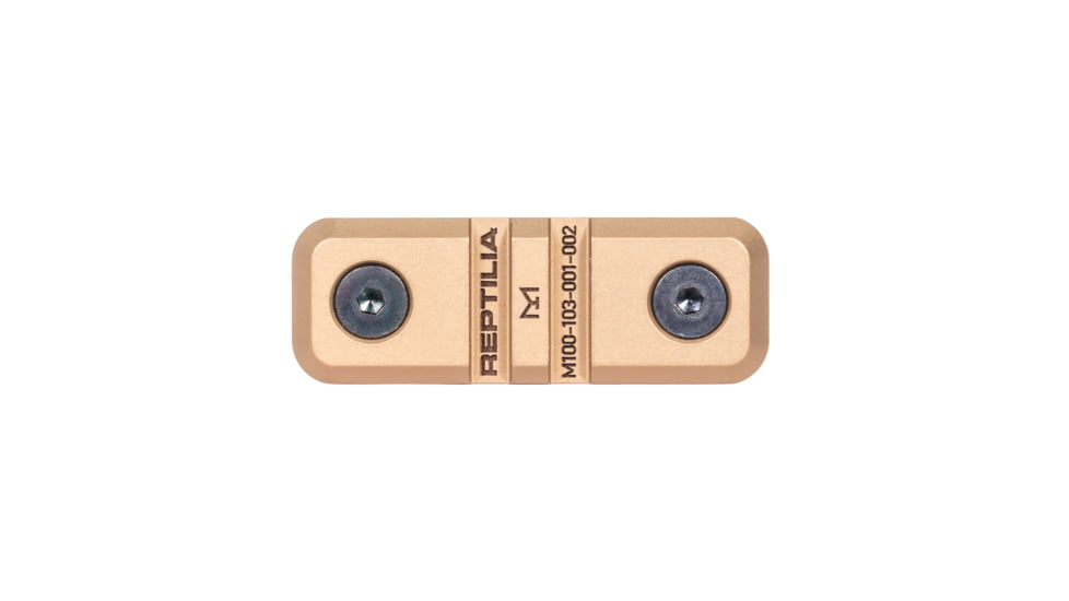 Reptilia Low Profile Red Dot Sight Mount, M-LOK Gun Rail, Anodized Finish, Flat Dark Earth, 100-280