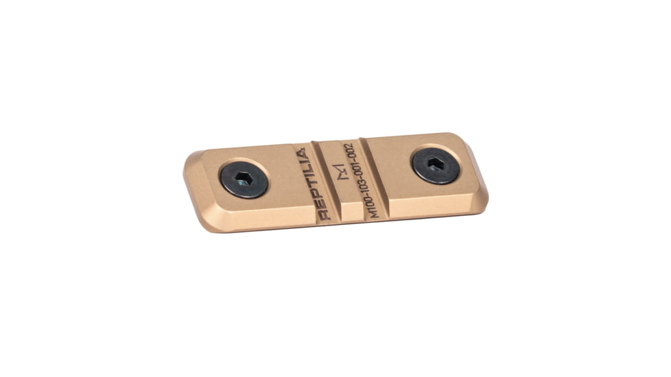 Reptilia Low Profile Red Dot Sight Mount, M-LOK Gun Rail, Anodized Finish, Flat Dark Earth, 100-280