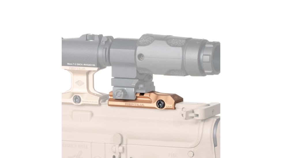 Reptilia Magnifier RMU Red Dot Sight Mount, FDE, 0.0625, 100-313