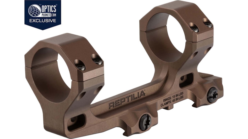 Reptilia AUS Riflescope Mount, 30mm, 1.5in, Desert Brown, 100-394-OPMOD-DB