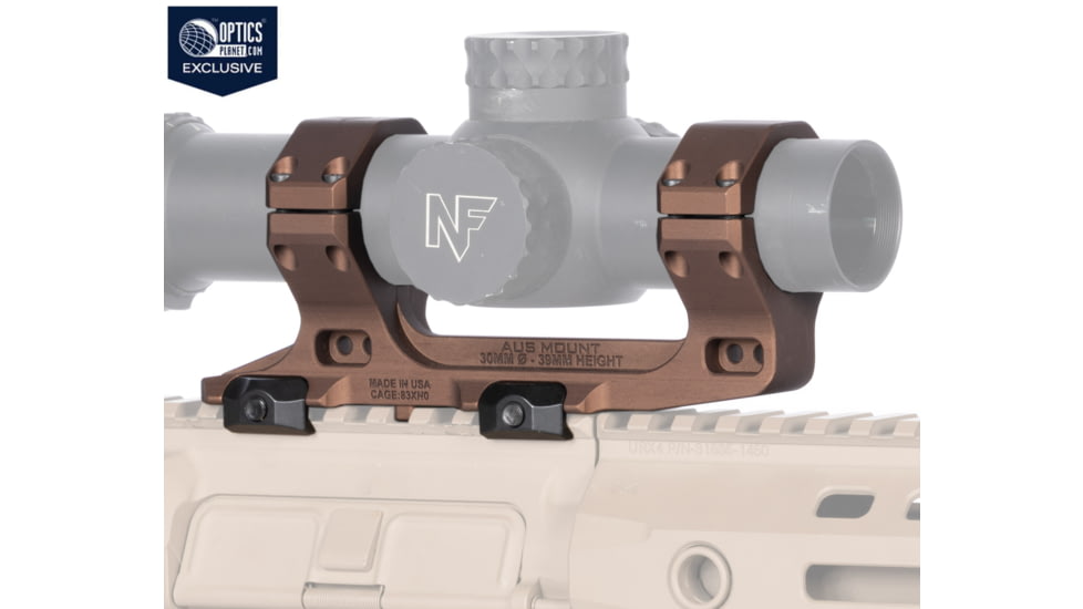 Reptilia OPMOD AUS Riflescope Mount, 30mm, 1.5in, Desert Brown, 100-394-OPMOD-DB