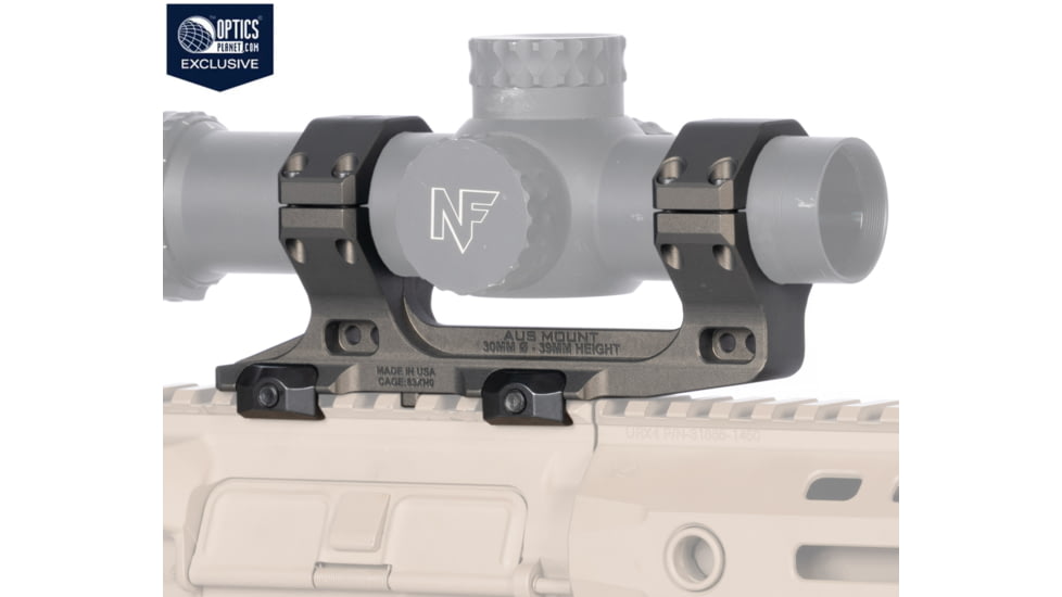 Reptilia OPMOD AUS Riflescope Mount, 30mm, 1.5in, Wolf Grey, 100-393-OPMOD-WG