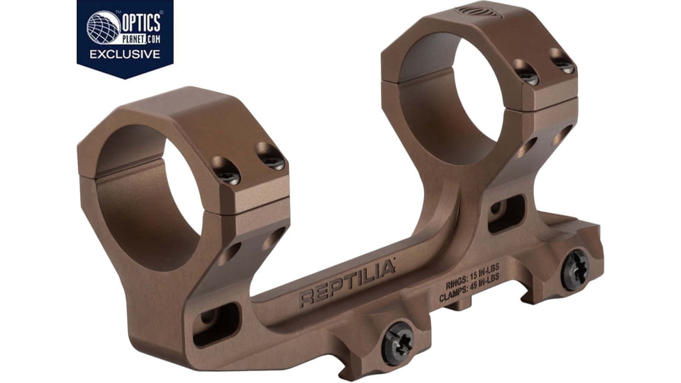 Reptilia AUS Riflescope Mount, 30mm, 1.7in, Desert Brown, 100-396-OPMOD-DB
