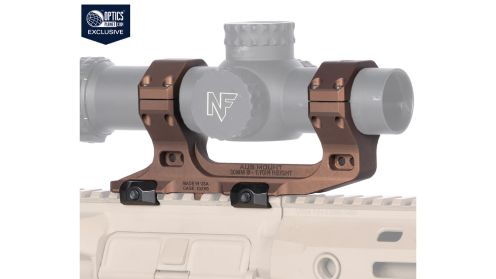 Reptilia OPMOD AUS Riflescope Mount, 30mm, 1.7in, Desert Brown, 100-396-OPMOD-DB