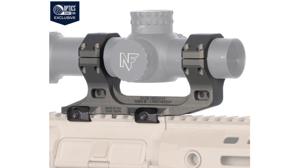 Reptilia OPMOD AUS Riflescope Mount, 30mm, 1.7in, Wolf Grey, 100-395-OPMOD-WF