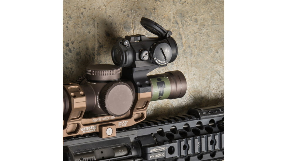 Reptilia ROF-90 for Geissele 30mm Super Precision Mounts &amp; Aimpoint Micro, Type III Hardcoat Anodized, Black, 100-108