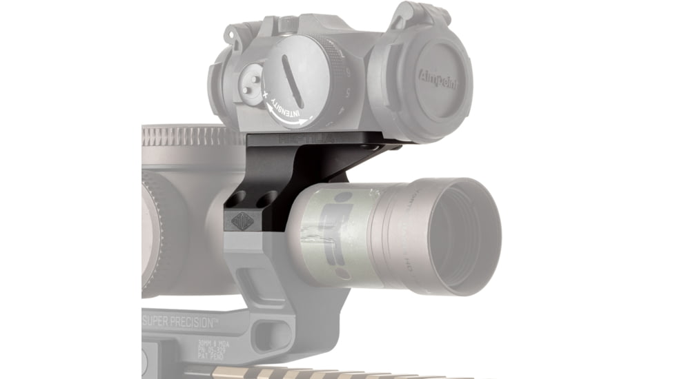 Reptilia ROF-90 for Geissele 30mm Super Precision Mounts &amp; Aimpoint Micro, Type III Hardcoat Anodized, Black, 100-108