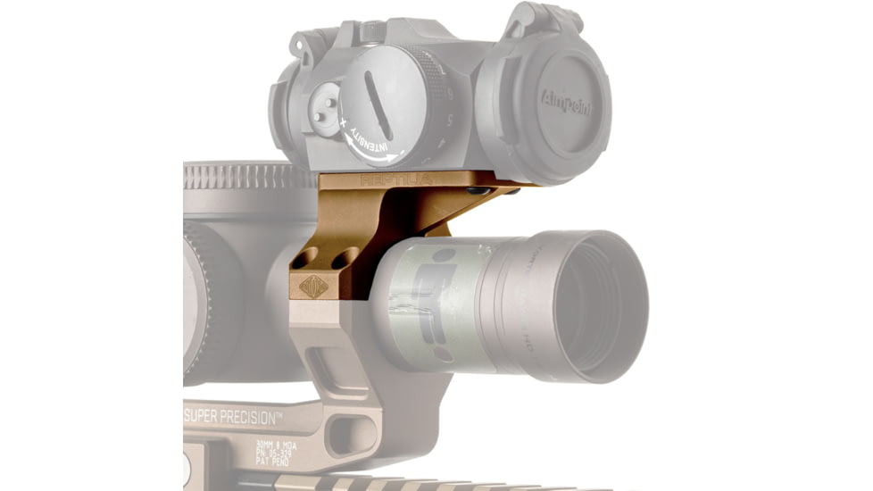 Reptilia ROF-90 for Geissele 30mm Super Precision Mounts &amp; Aimpoint Micro, Type III Hardcoat Anodized, FDE Anodized, 100-109