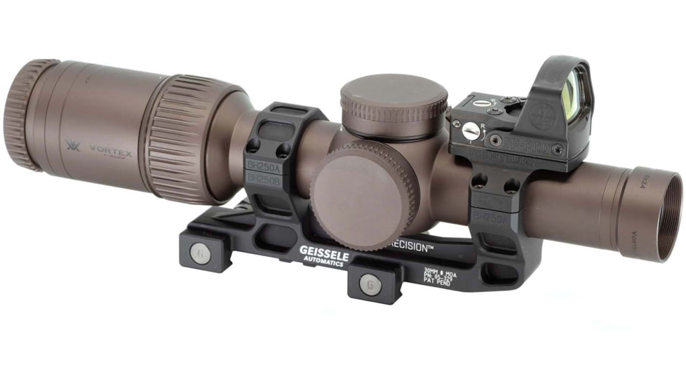 Reptilia ROF-90 for Geissele 34mm Super Precision Mount &amp; Leupold DPP, Type III Hardcoat Anodized, Black, 100-015