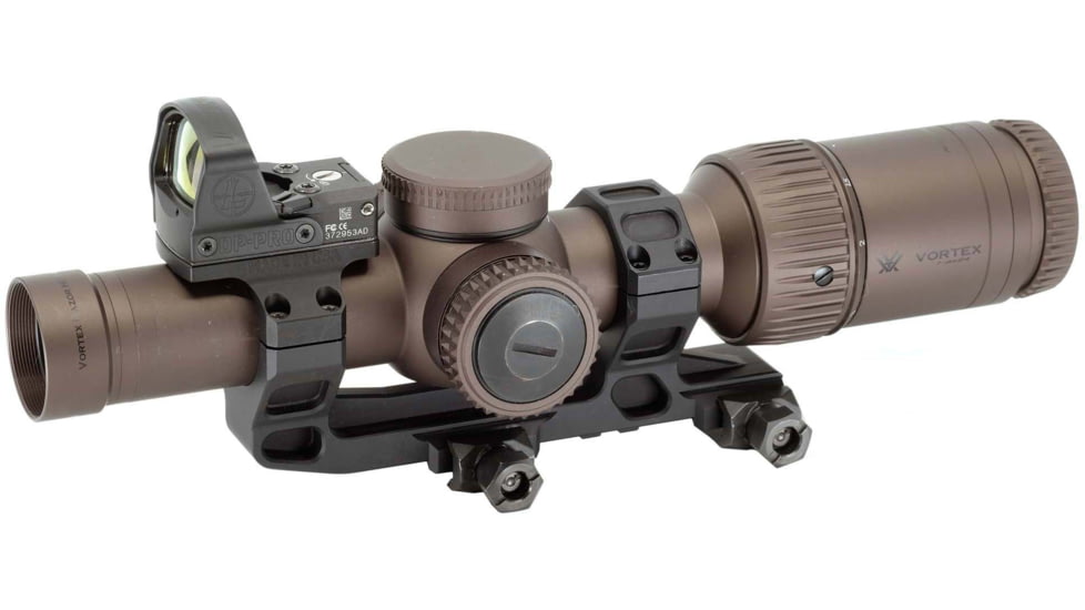 Reptilia ROF-90 for Geissele 34mm Super Precision Mount &amp; Leupold DPP, Type III Hardcoat Anodized, Black, 100-015