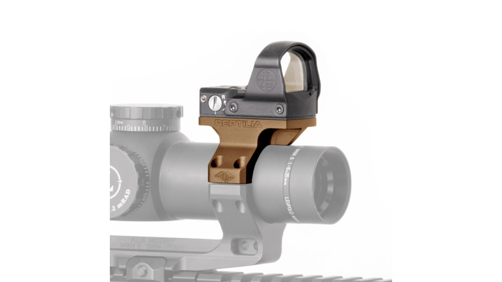 Reptilia ROF-90 for Geissele 34mm Super Precision Mount &amp; Leupold DPP, Type III Hardcoat Anodized, FDE Anodized, 100-146