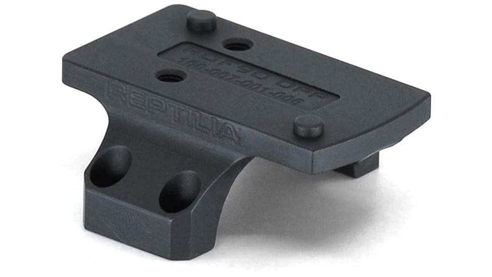 Reptilia ROF-90 Red Dot Sight Mount, Fits Leupold DPP/ Geissele Super Precision, 35mm, Anodized Finish, Black, 100-276