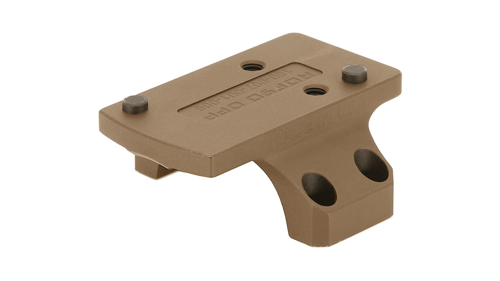 Reptilia ROF-90 Red Dot Sight Mount, Fits Leupold DPP/ Geissele Super Precision, 35mm, Anodized Finish, FDE, 100-277