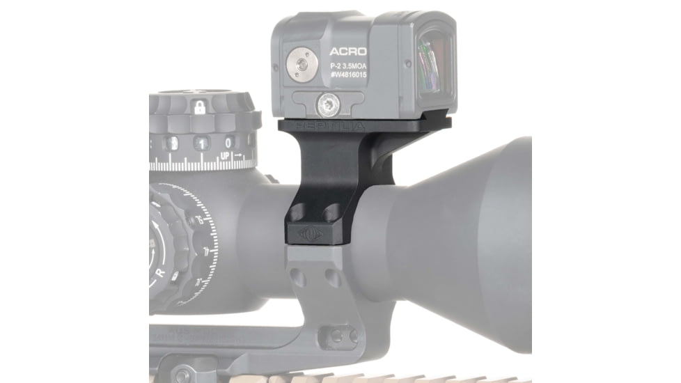 Reptilia ROF-90 Tall Red Dot Sight Mount, Fits Aimpoint ARCO/ Geissele Super Precision, Anodized Finish, Black, 30mm, 100-347