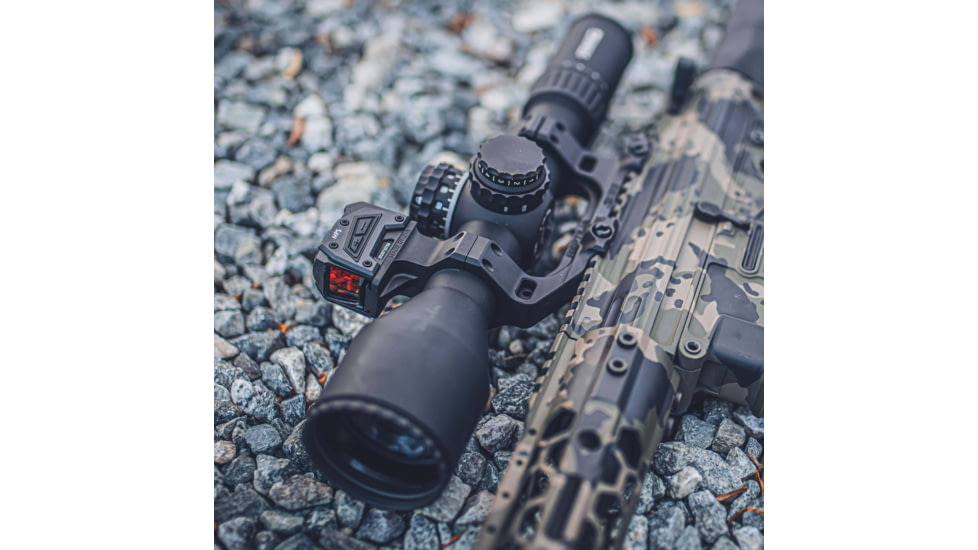 Reptilia ROF-90 Tall Red Dot Sight Mount, Fits Aimpoint ARCO/ Geissele Super Precision, Anodized Finish, Black, 30mm, 100-347