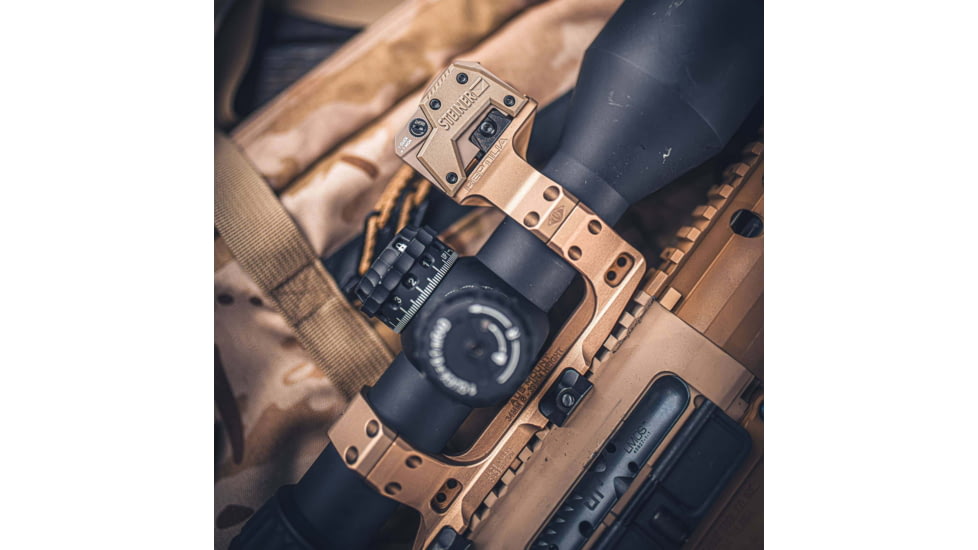 Reptilia ROF-90 Tall Red Dot Sight Mount, Fits Aimpoint ARCO/ Geissele Super Precision, Anodized Finish, FDE, 30mm, 100-346