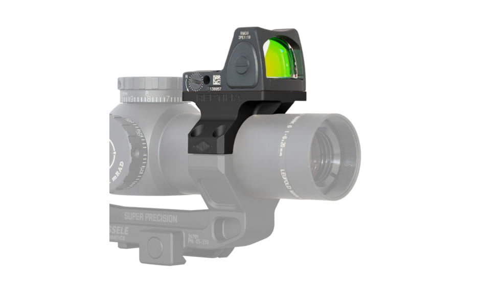 Reptilia ROF-90 Red Dot Sight Mount, Fits Trijicon RMR/ Geissele Super Precision, 35mm, Anodized Finish, Black, 100-281