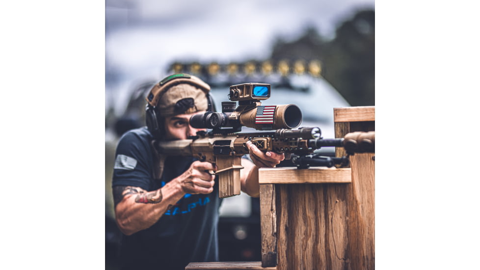 Reptilia ROF Diving Board Mount, Fits AUS/ Geissele Super Precision, 34mm, Anodized Finish, FDE, 100-101