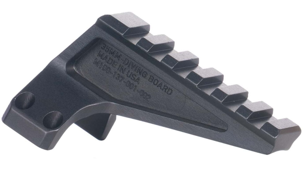 Reptilia ROF Diving Board Single Mount, Fits AUS/ Geissele Super Precision, Anodized Finish, Black, 35mm, 100-351