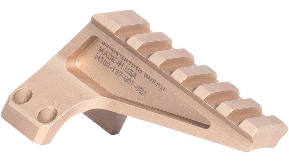 Reptilia ROF Diving Board Single Mount, Fits AUS/ Geissele Super Precision, Anodized Finish, FDE, 35mm, 100-352