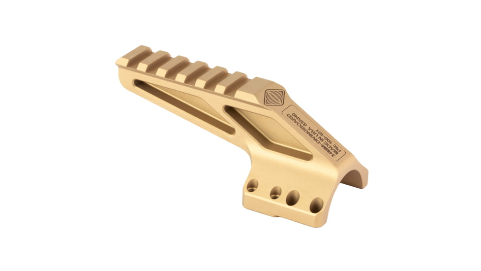 Reptilia ROF Diving Board Mount, Fits AUS/ Geissele Super Precision, 34mm, Anodized Finish, FDE, 100-101