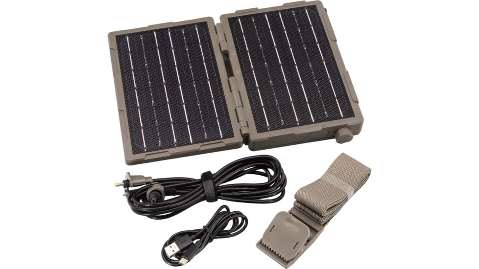 Reveal by Tactacam External Solar Panel 12V Folding, Black, RV-SP-V02
