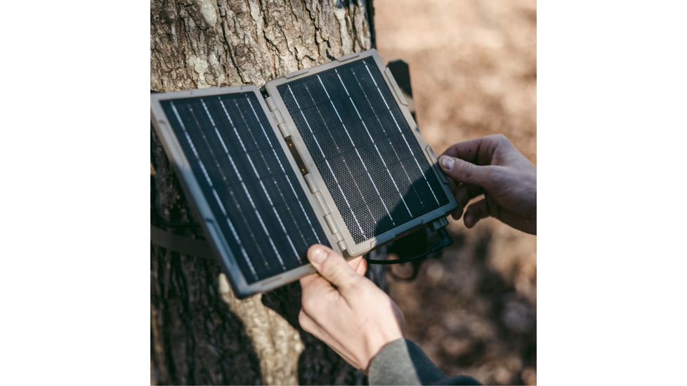 Reveal by Tactacam External Solar Panel 12V Folding, Black, RV-SP-V02