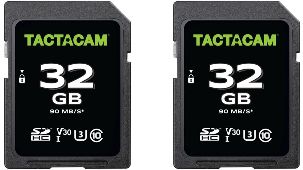 Reveal by Tactacam Full-Size 32GB SD Card, 2-Pack, Black, FS32GB-TWO