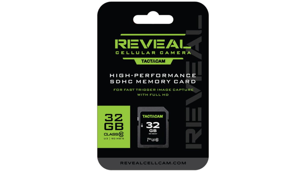 Reveal by Tactacam Full Size SD Card - 32GB, Black, Small, FS32GB