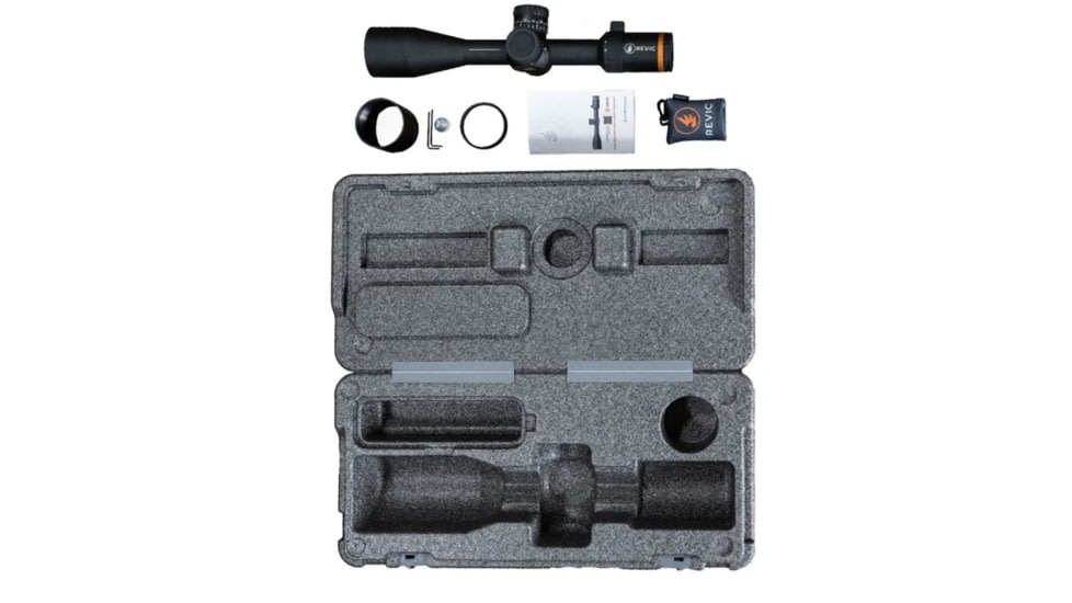 Revic Acura RS25i 5-25x50mm Rifle Scope, 30mm Tube, First Focal Plane, Illuminated MOA, RH2 Reticle, Black, 14.25 X 2.0 x 2.5, AY-R-E2630