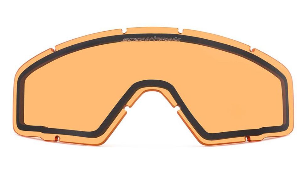 Revision Snowhawk Goggle Thermal, Replacement Lens, Vermillion Lens, 4-0103-0003