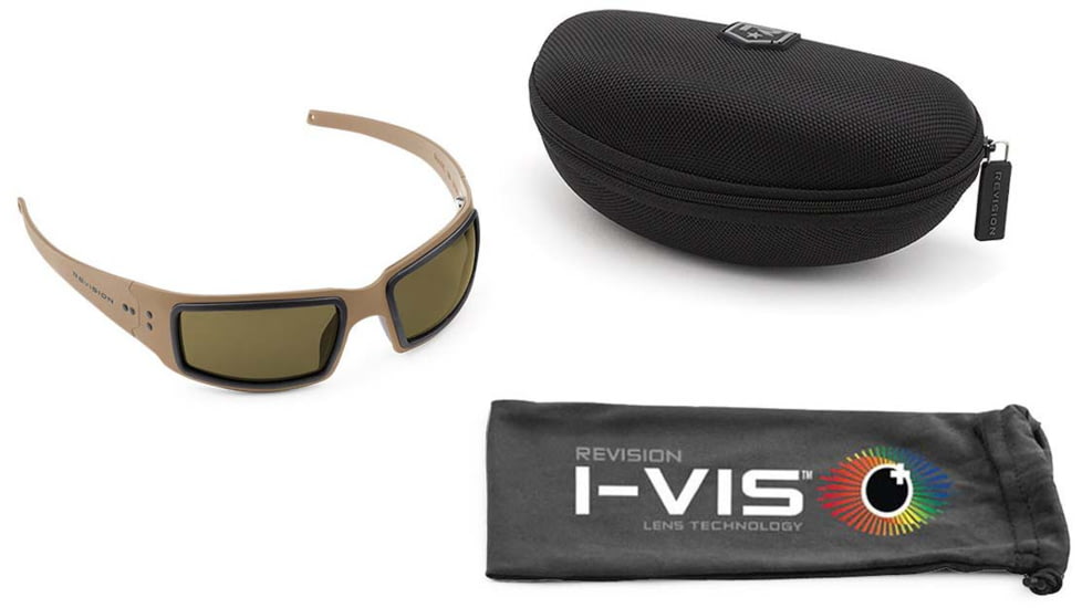 Revision Speed Demon Sunglasses Basic Kits, Cerakote Coyote Brown Frame, Alto Lens, 4-0756-0011