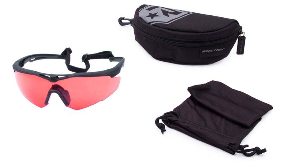 Revision Stingerhawk Glasses, Black, Regular, 4-0152-0045 