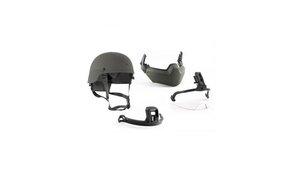 Revision Viper A1 Helmet - Complete System 1Nvg, Black, Small 4-0516-9780