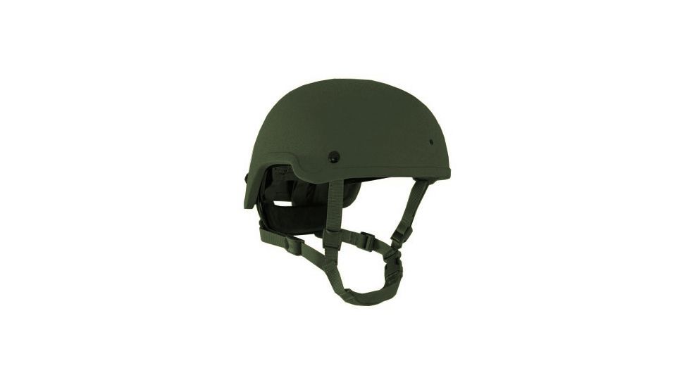 Revision Viper P2 Helmet, High Cut, 1NVG MMS, Olive Green, Small 4-0501-5325