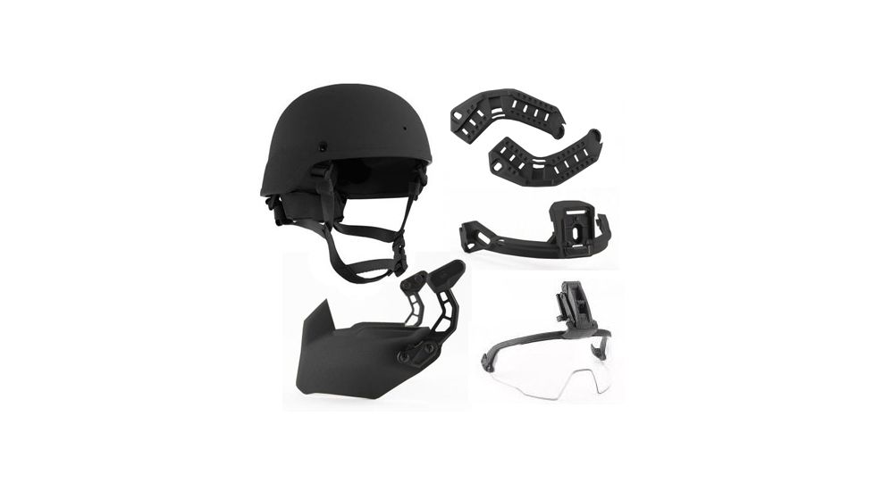 Revision Viper P2 Helmet, System w/ILR, 1NVG, MSS, Black, Small 4-0501-5340