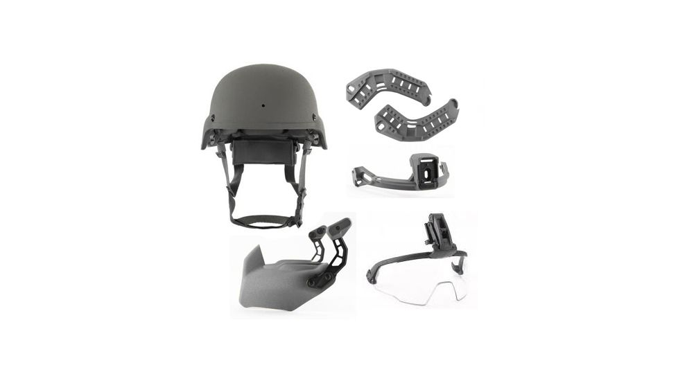 Revision Viper P2 Helmet, System w/ILR, 1NVG, MSS, Foliage Green, Large 4-0501-5350