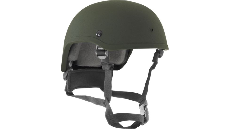 Revision Viper P4 High Cut Combat Helmet System, Olive Green, Small, 4-0555-5102