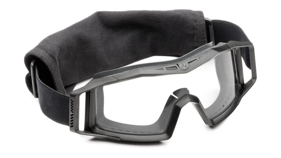 Revision Wolfspider Goggle Deluxe Kit, Clear/Solar Yellow Lens, Black Frame, 4-0307-0235