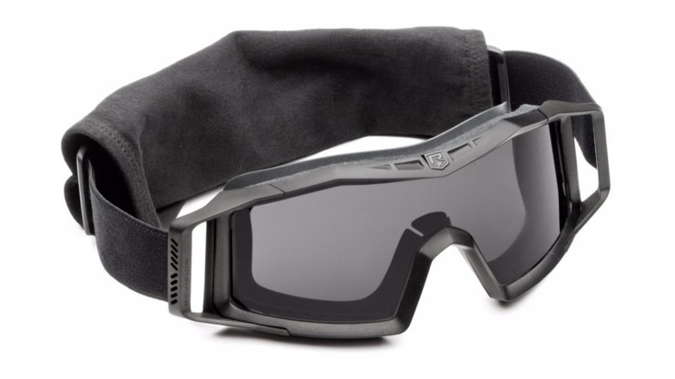 Revision Wolfspider Goggle Deluxe Kit, Clear/Solar Yellow Lens, Black Frame, 4-0307-0235