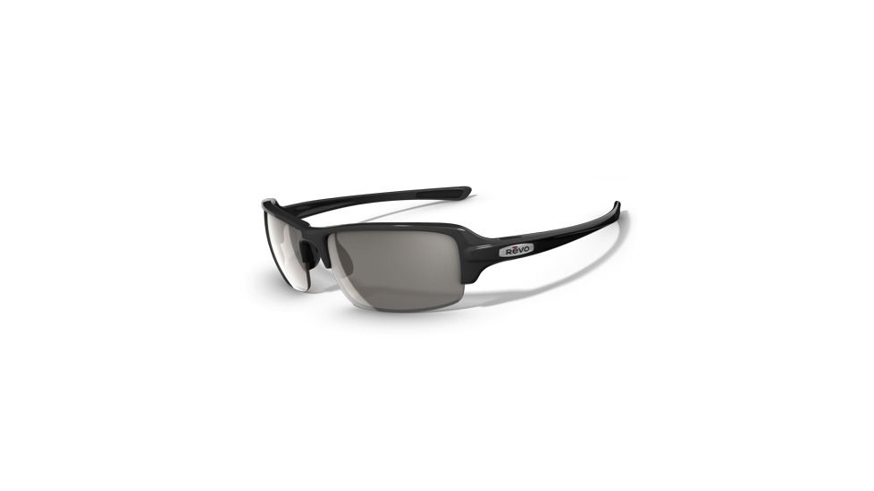 Revo Abyss Polished Black Nylon Frame, Graphite Lens Sunglasses - RE4041-06