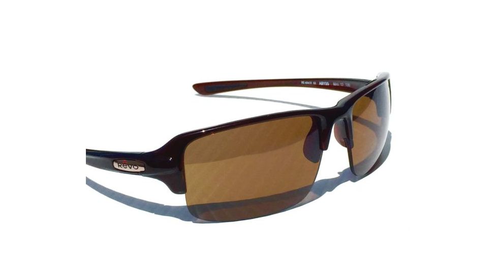 Revo Abyss Sunglasses, Brown Frame, Terra Lens, Polarized, RE 4041X 02 BR