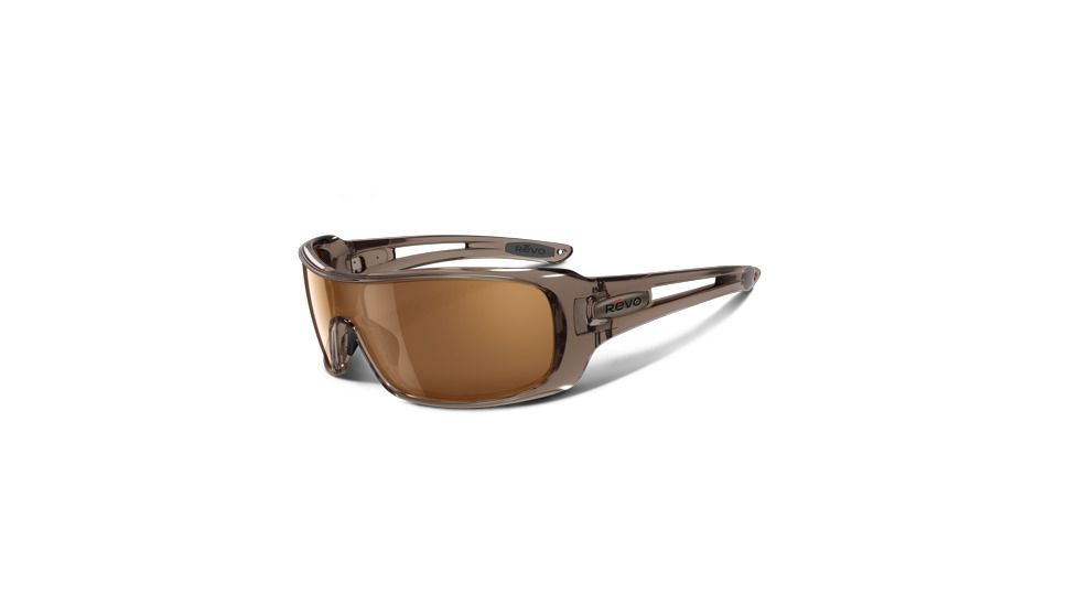 Revo Backbay Crystal Brown Nylon Frame, Bronze Lens Sunglasses - RE4055-03